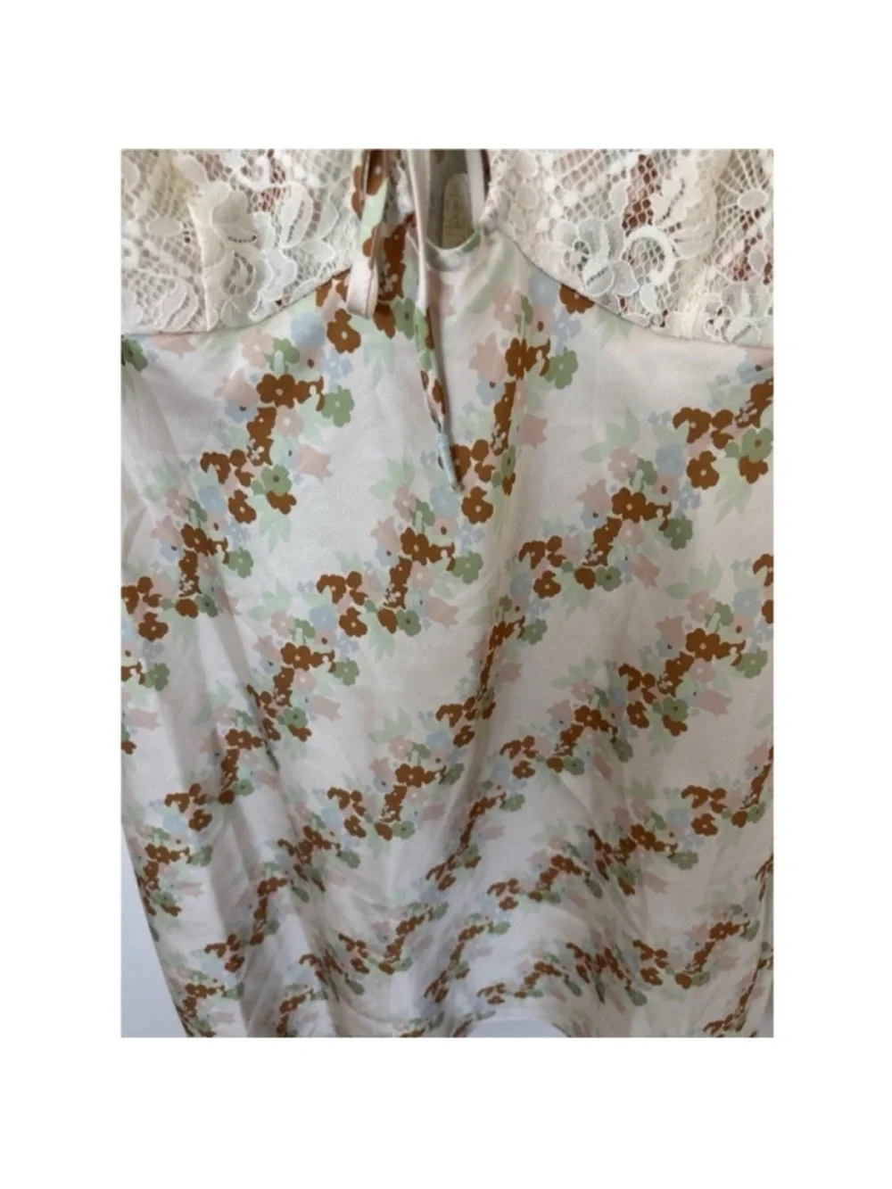 FREE PEOPLE Countryside Floral Lace Slip Dress